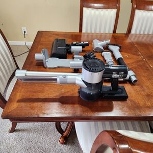 Cordless Vacuum Cleaner in Black and Gray Used Condition